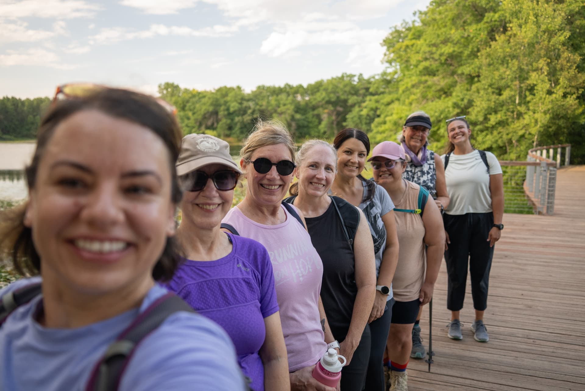 Minnesota chapter hiking moment